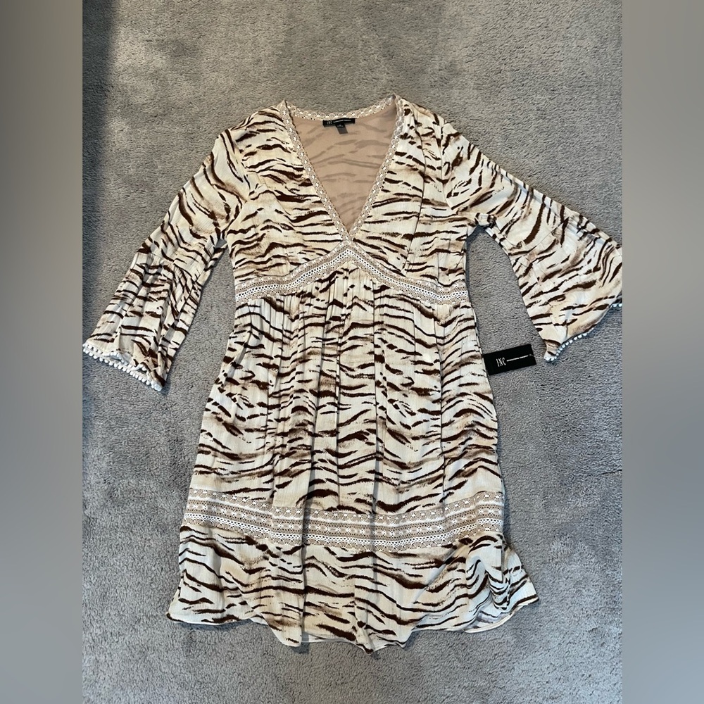 INC Talia Tiger Print Dress